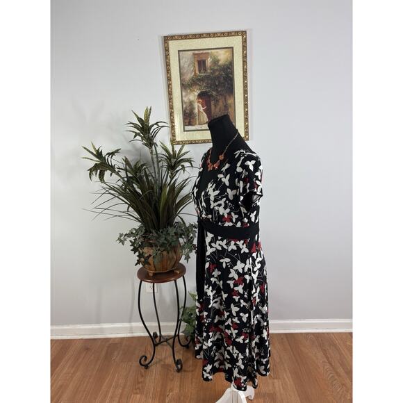 London Style Dress 14P Sleeves Sleeve Boho Vacation Clueless Preppy Pullover - Picture 5 of 8